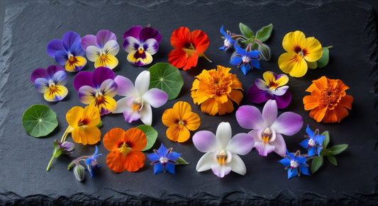 Mixed Premium Edible Flowers (50 Count) | Bloom Produce
