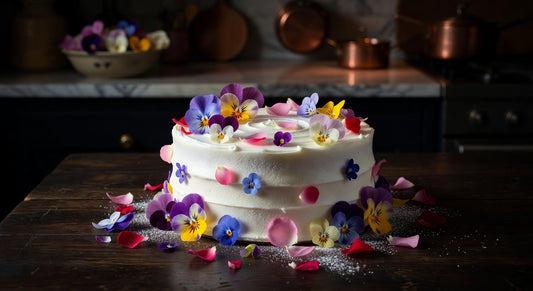 How to Make a Mother's Day Cake with Edible Flowers That Actually Looks Professional