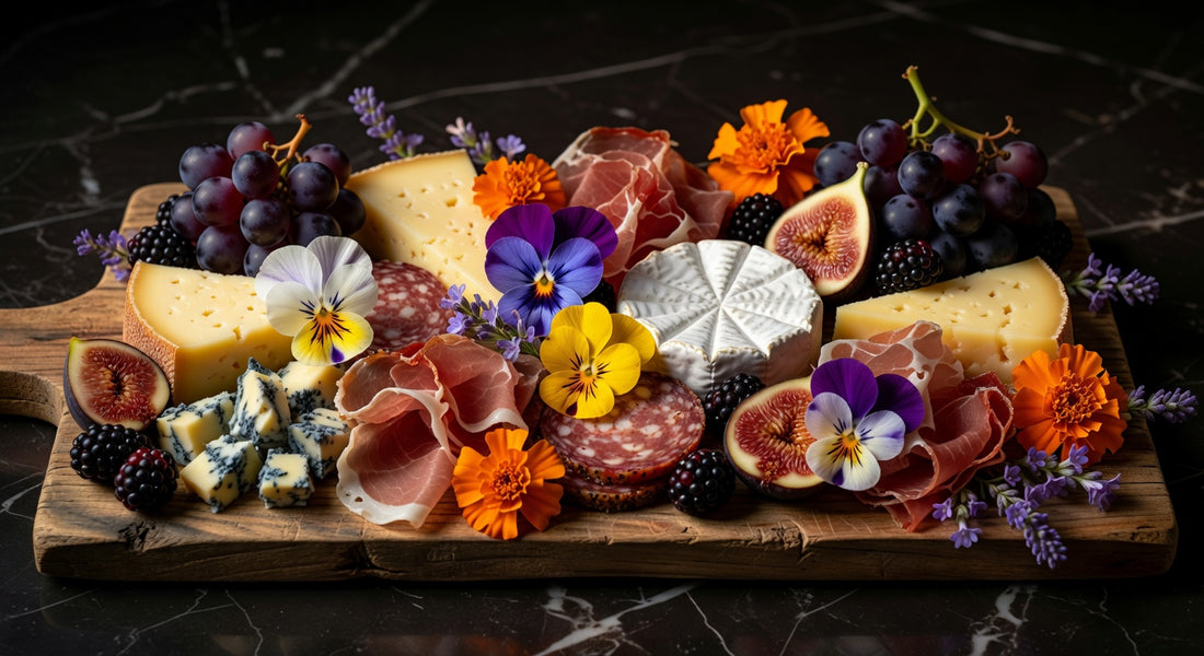 Edible Flowers for Charcuterie Boards: The Complete Guide to Stunning, Edible Garnishes