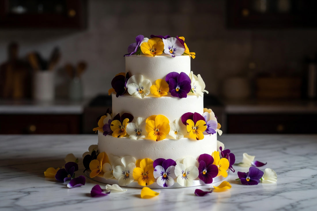 Wedding Cake Edible Flower Decoration Ideas That Actually Look Professional