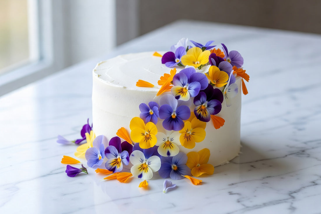 Edible Flowers for Cakes: Which to Use, How to Place Them, and Where to Buy