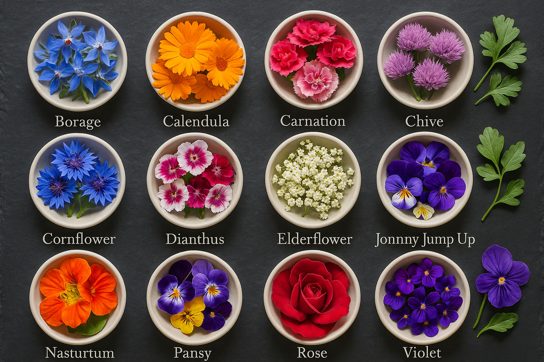 Types of Edible Flowers — A Complete Visual Guide to 15 Varieties