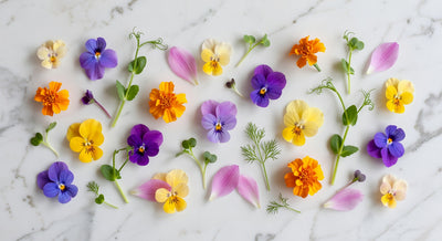 Pastry & Plating Kit — Edible Flowers & Microgreens
