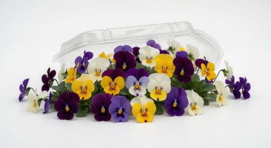 Edible Pansy Flowers (50 Count)