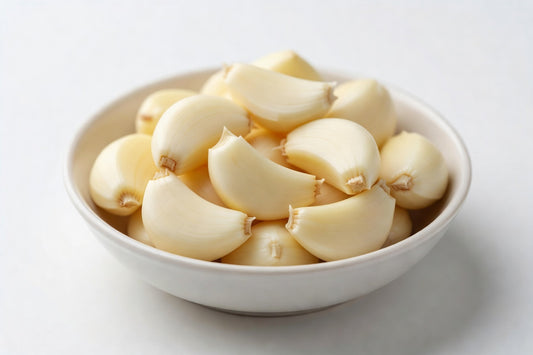 Fresh Peeled Garlic Christopher Rnch 5# BAG - Bloom Produce