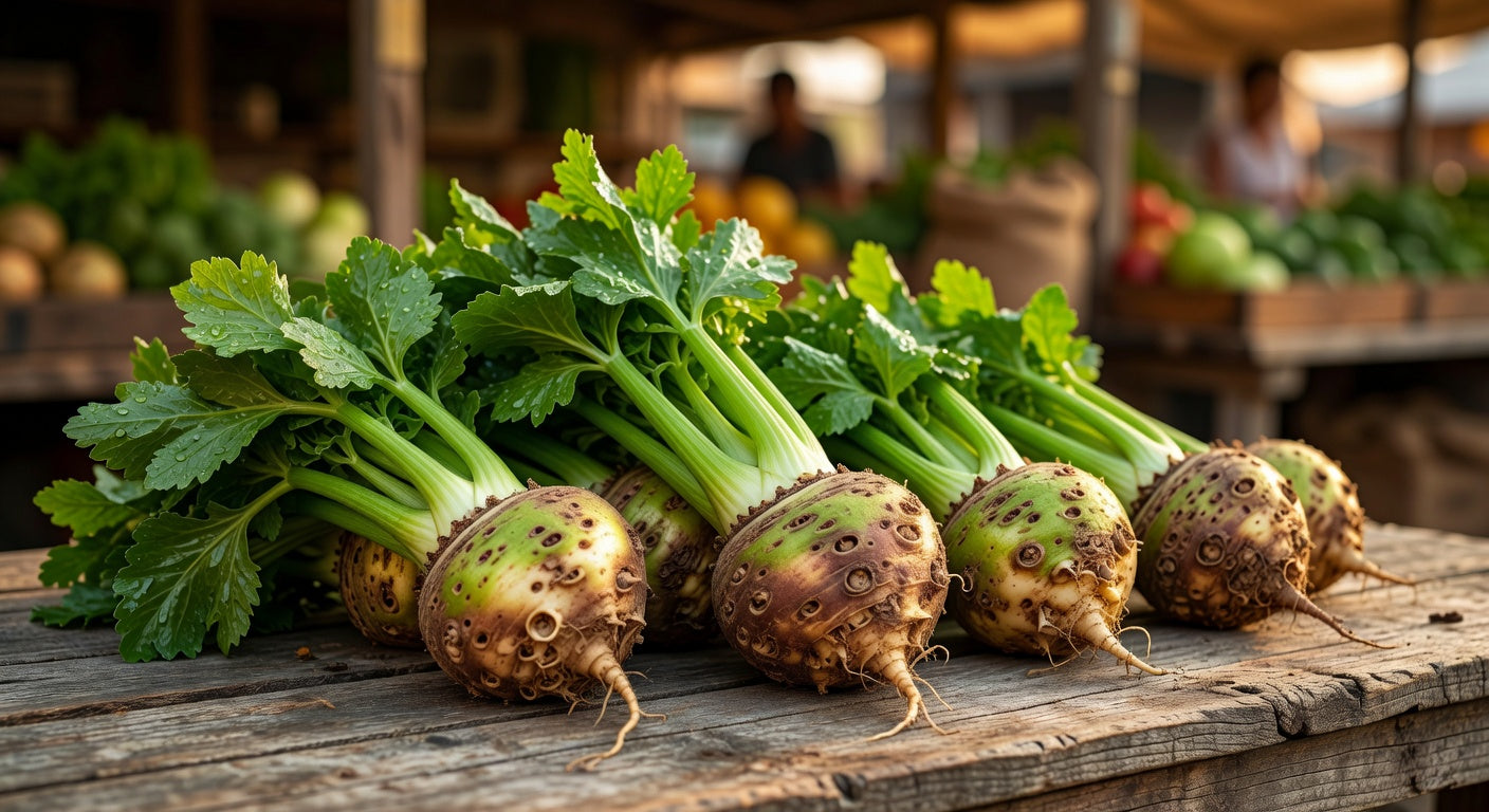 Celery Roots W/tops DZ