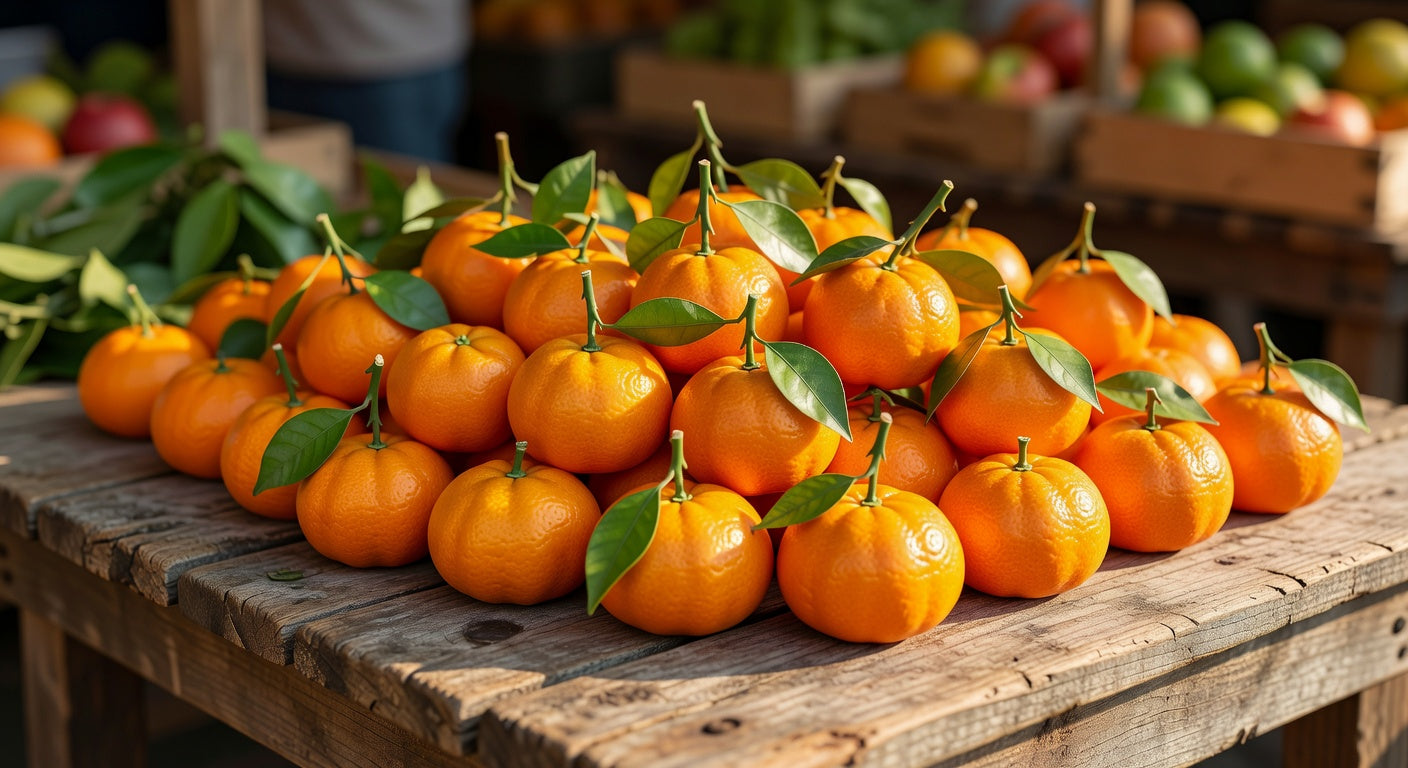 Mandarins STEM AND LEAF 22#