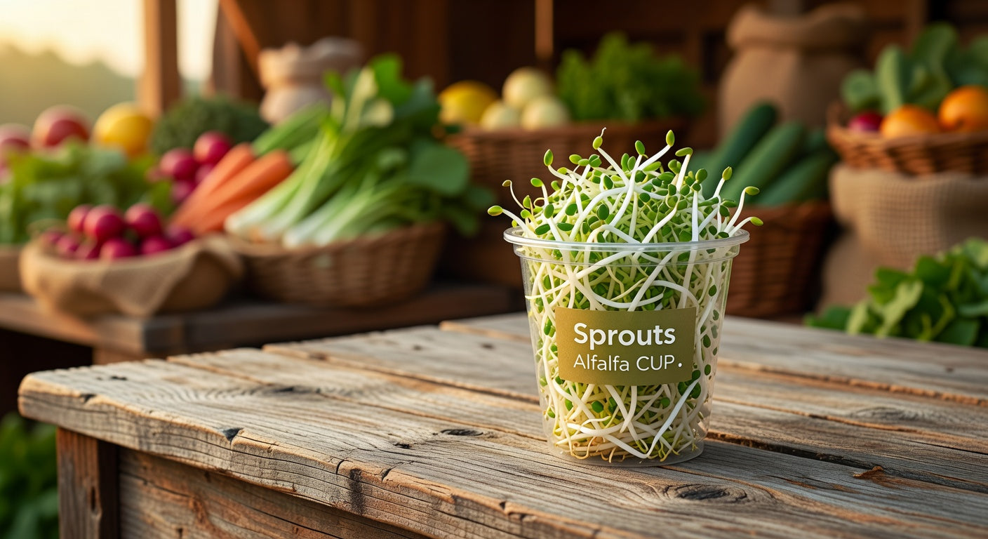 Sprouts Alfalfa CUP 12x3.5OZ