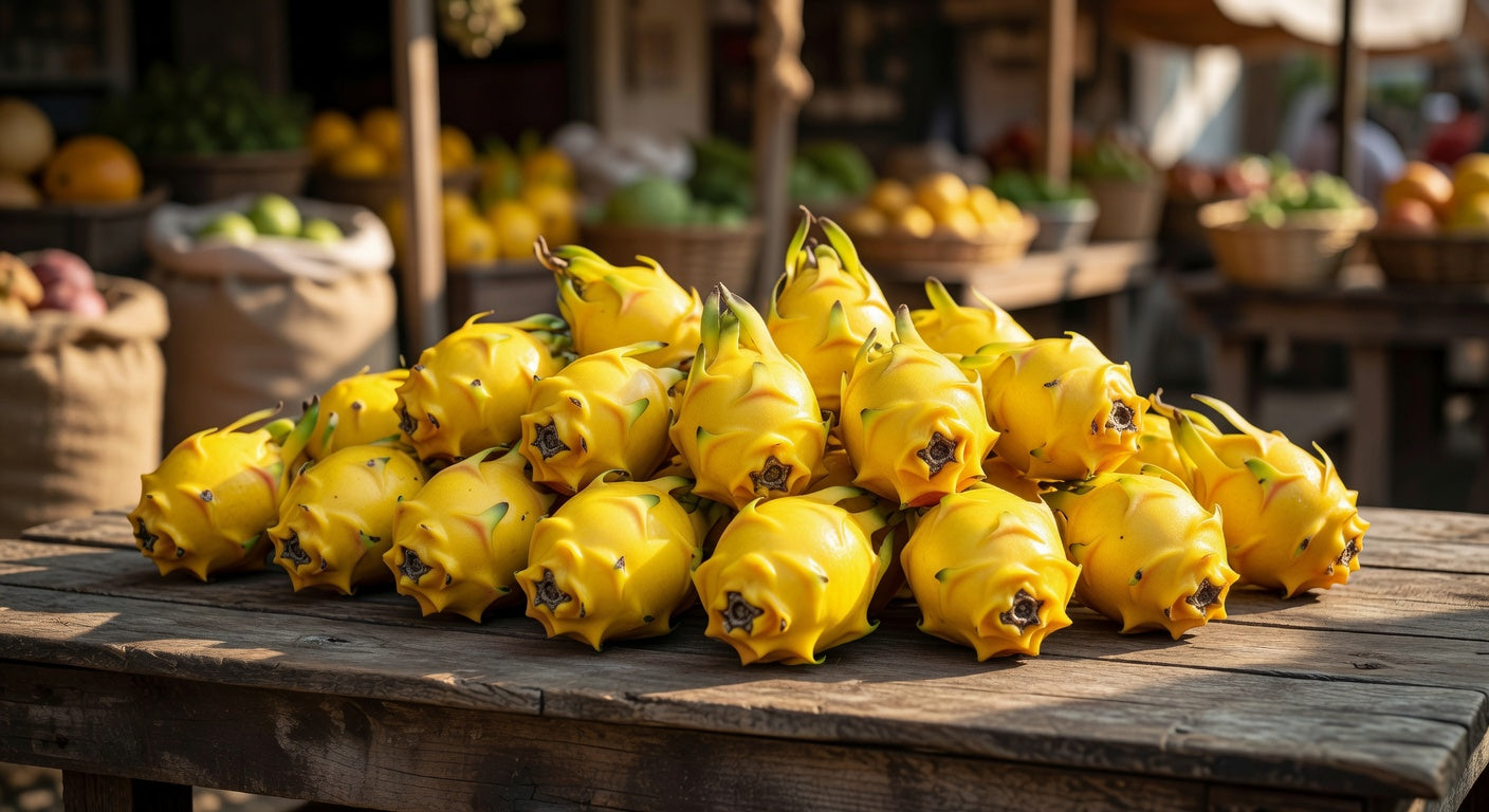 Yellow Dragonfruit — 2.5 kg Case — wholesale produce for restaurants | Bloom Produce